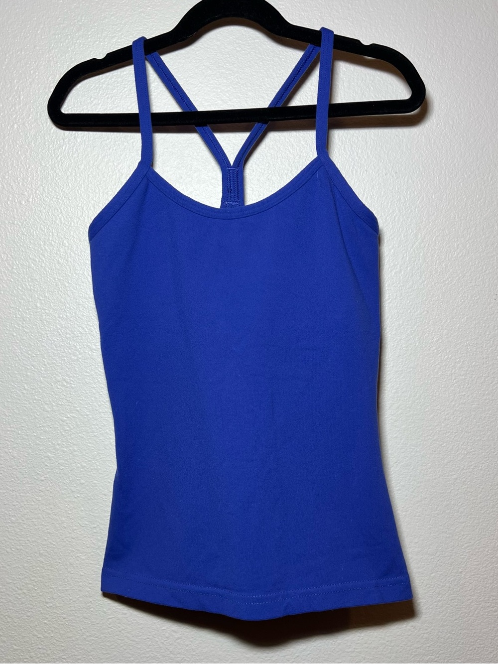 Lululemon blue tank top size 2